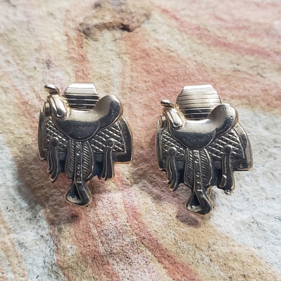 Jewelry - Vintage  Saddle Earrings.🐎🐎